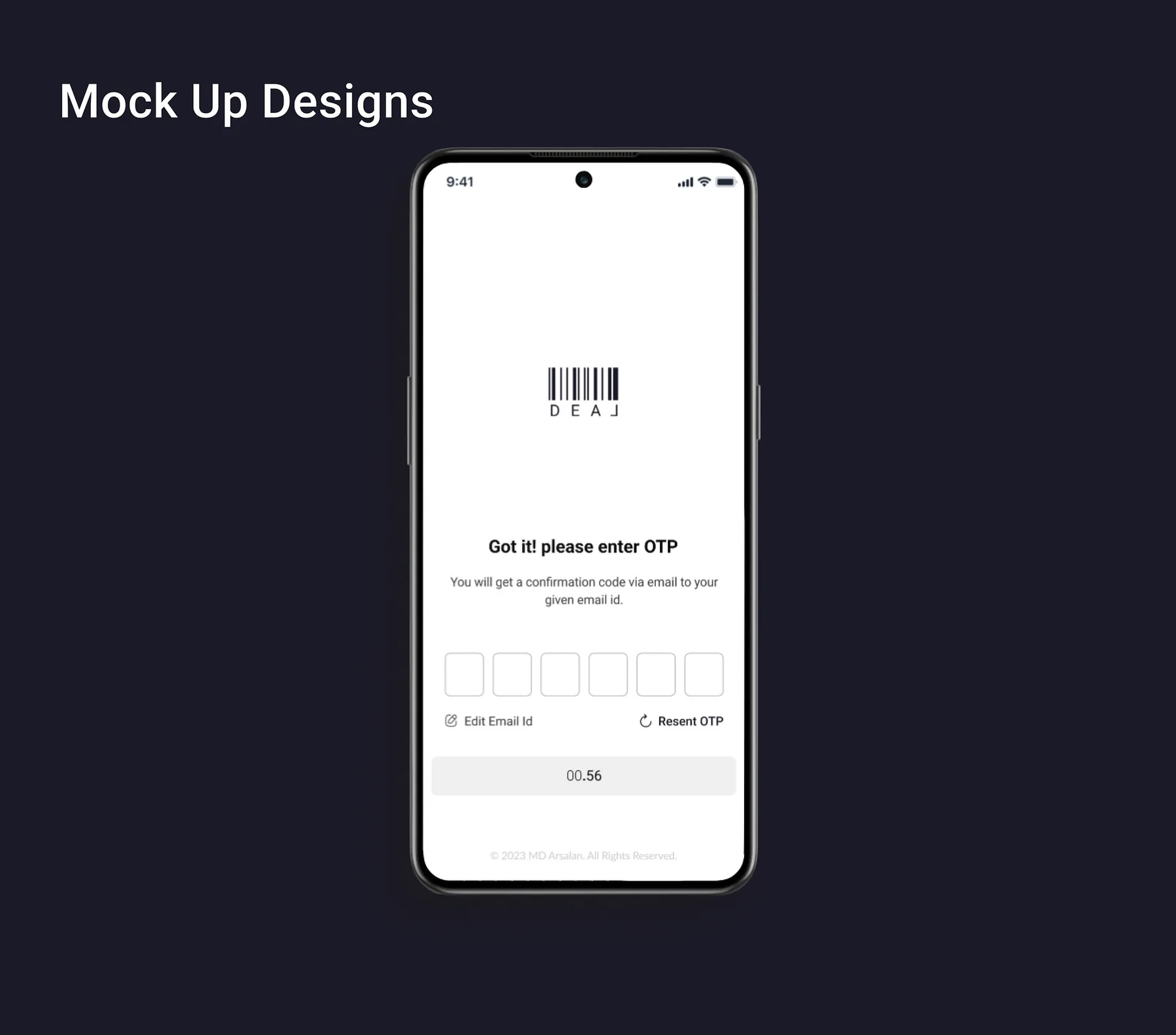 DEAL Mobile Dashboard Dribbble UI screen 7