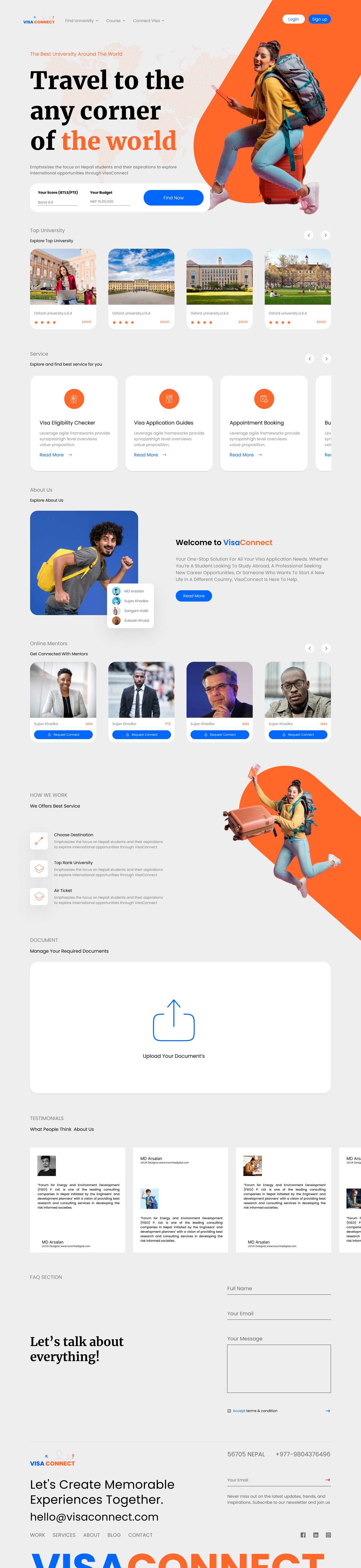 Final Year Project Dribbble UI screen 2
