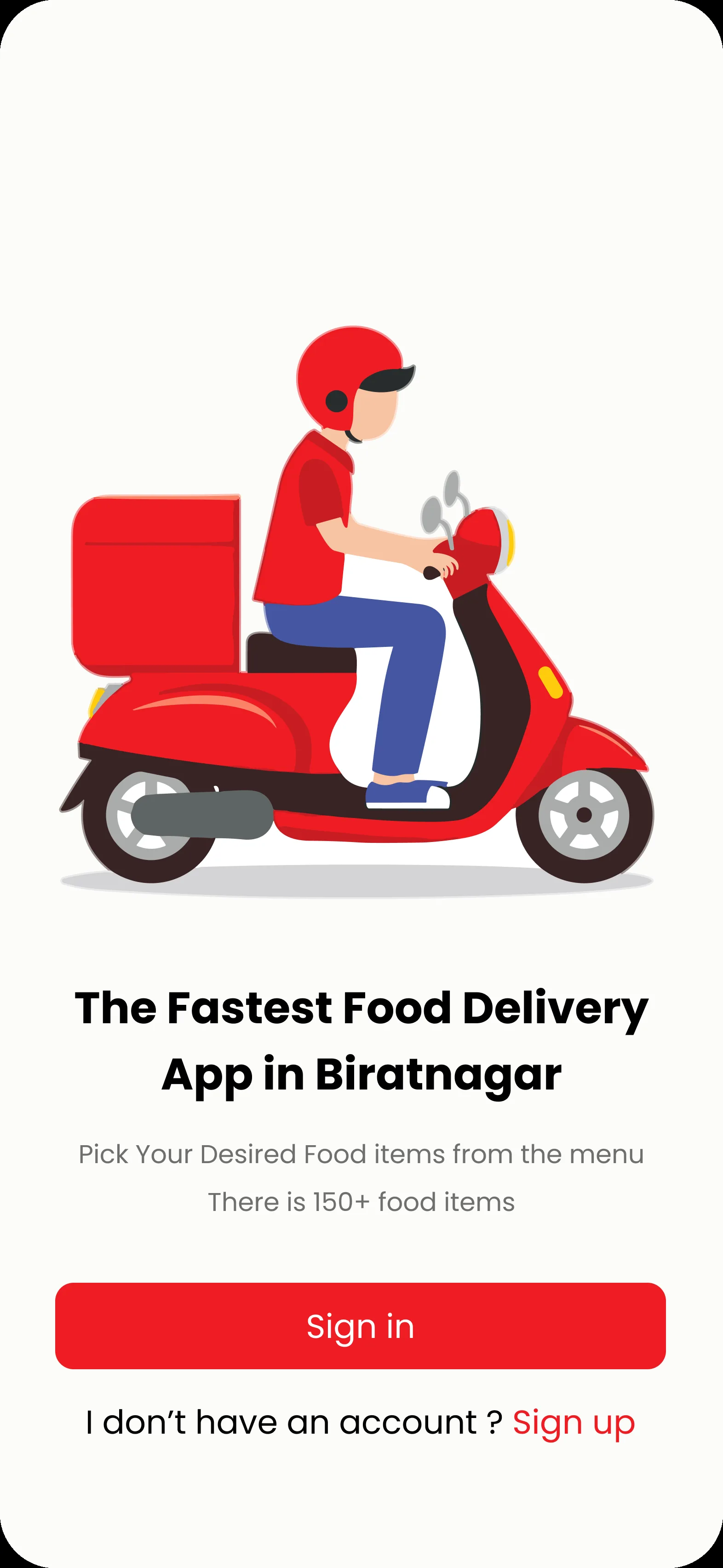 Food Delivery App Dribbble UI screen 2