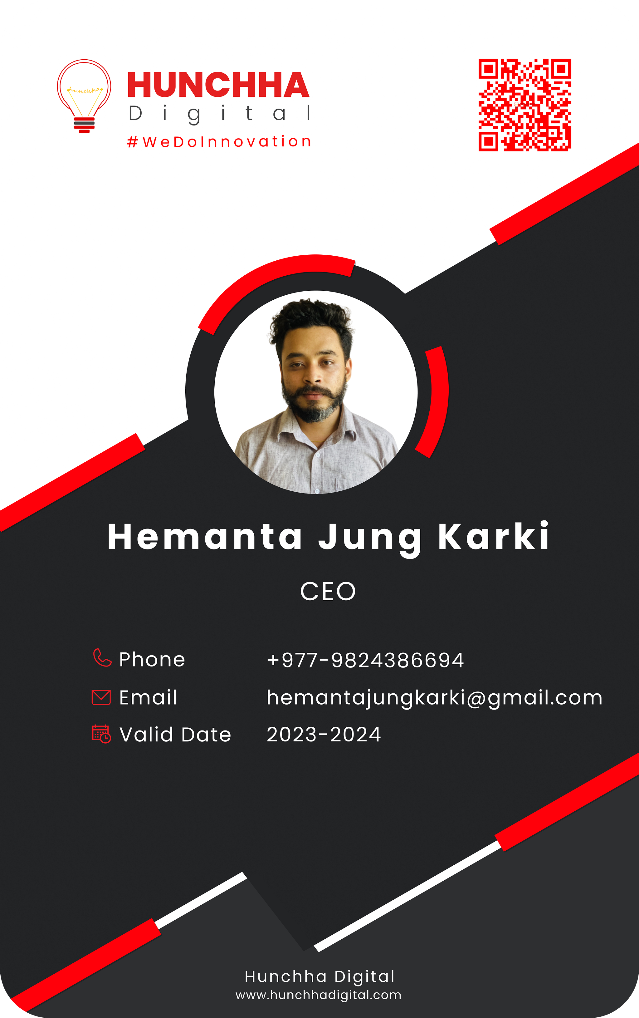 ID Card Design Dribbble UI screen 2